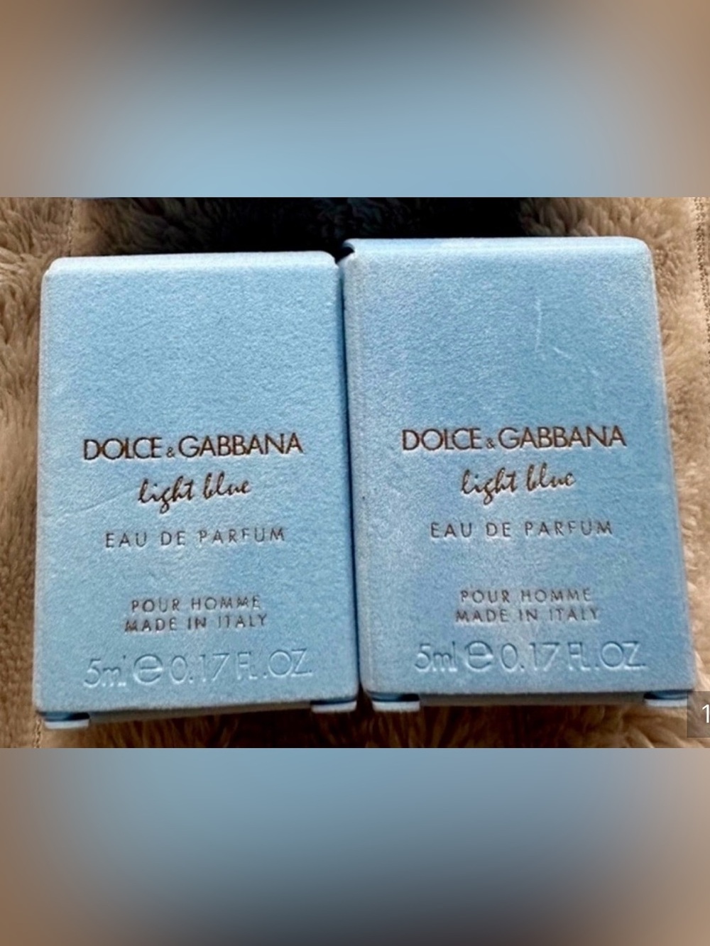 2 x Dolce & Gabbana Light Blue Minis (Men)